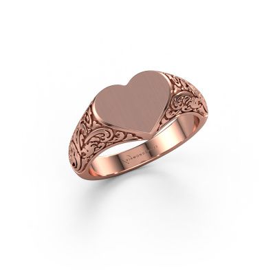 Signet ring Jaye 585 rose gold