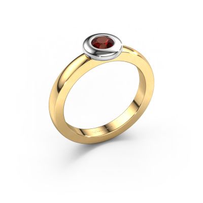 Ring Iris 585 gold garnet 4 mm