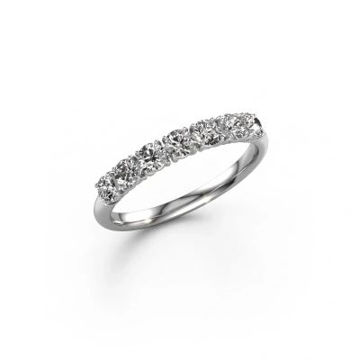 Bague Vivienne Half 950 platine diamant synthétique 0.665 crt