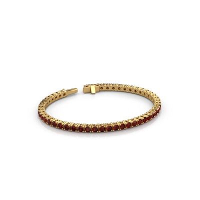 Tennisarmband Shirley 3.2 585 goud granaat 3.2 mm