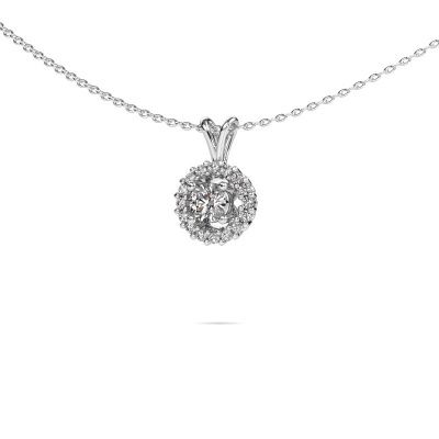 Pendant Tennille 585 white gold lab-grown diamond 0.37 crt