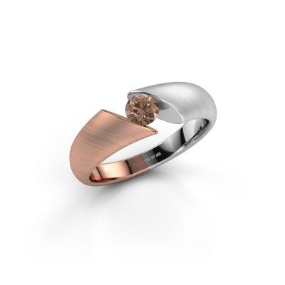 Ring Hojalien 1 585 Roségold Braun Diamant 0.30 crt