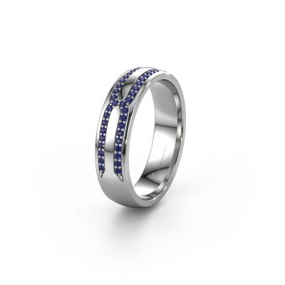 Trauring WH2212L25AP 950 Platin Saphir ±5x1.7 mm