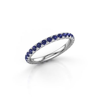 Stackable ring Jackie 2.0 585 white gold sapphire 2 mm