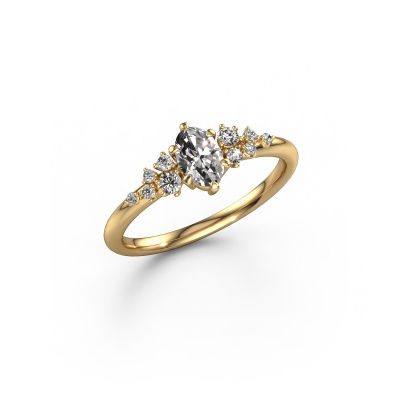 Engagement ring Royce OVL 585 gold diamond 0.40 crt