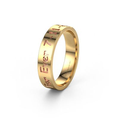 Wedding ring WH2130M15A 585 gold ±0.20x0.07 in