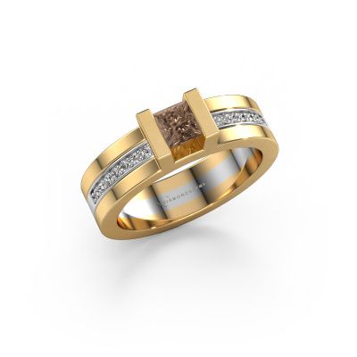 Verlobungsring Desire 585 Gold Braun Diamant 0.535 crt