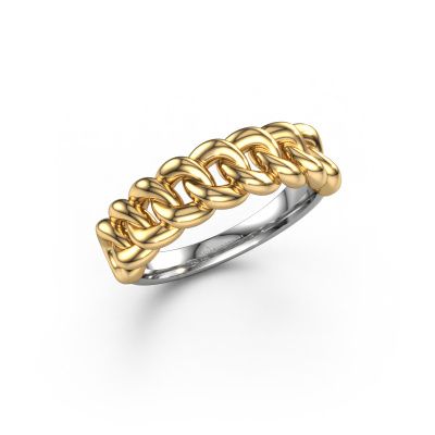 Ring Delmy 6mm 585 white gold