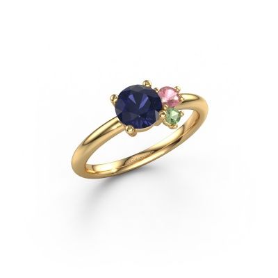 Ring Anouk 585 gold sapphire 6 mm
