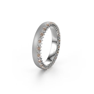 Ehering WH2138L24B 950 Platin Braun Diamant ±4x2 mm