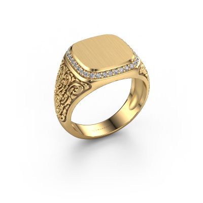 Men's ring Jesse 2 585 gold diamond 0.255 crt