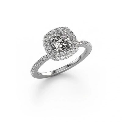 Engagement ring Talitha CUS 585 white gold diamond 1.728 crt