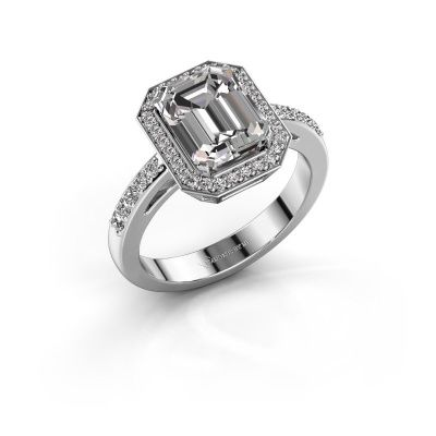 Engagement ring Dodie 2 950 platinum diamond 1.362 crt