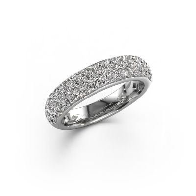 Ring Emely 6 950 platinum zirconia 1.7 mm