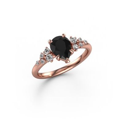 Ring Royce PER 585 rose gold black diamond 1.453 crt