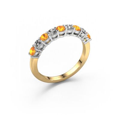 Ring Michelle 9 585 gold citrin 2.7 mm