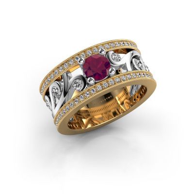 Ring Sanne 585 Gold Rhodolit 5 mm