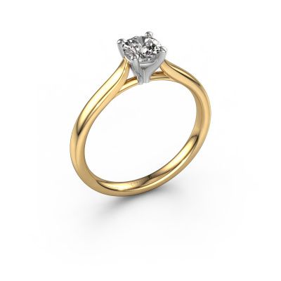 Verlovingsring Mignon rnd 1 585 goud lab-grown diamant 0.50 crt