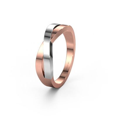 Wedding ring WMH0395M 585 rose gold ±0.20x0.09in