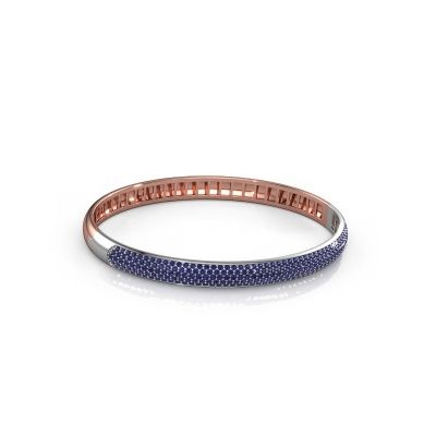 Bracelet Emely 6mm 585 rose gold sapphire 1.2 mm
