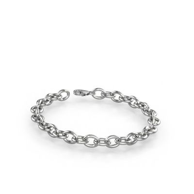 Candy bracelet Oval link 3 9.0 585 white gold
