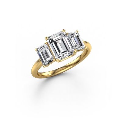 Engagement ring Sandra 585 gold lab grown diamond 3.15 crt