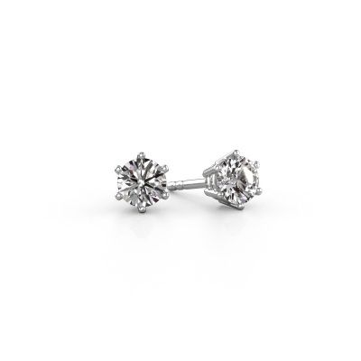 Earrings Fay 950 platinum diamond 0.50 crt