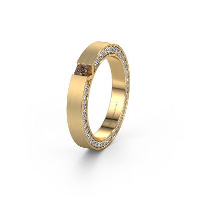 Ehering WH2140L14B 585 Gold Braun Diamant ±3,5x2 mm