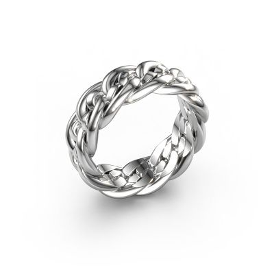 Men's ring Tobian 585 white gold