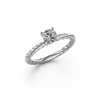Engagement ring Twanna 950 platinum diamond 0.50 crt