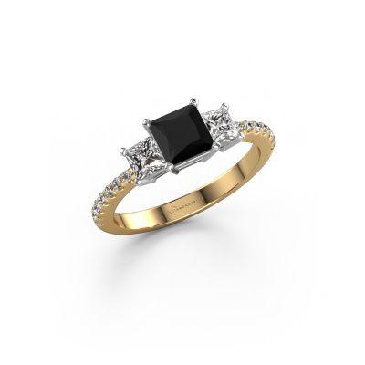 Verlobungsring Dorla 585 Gold Schwarz Diamant 1.569 crt