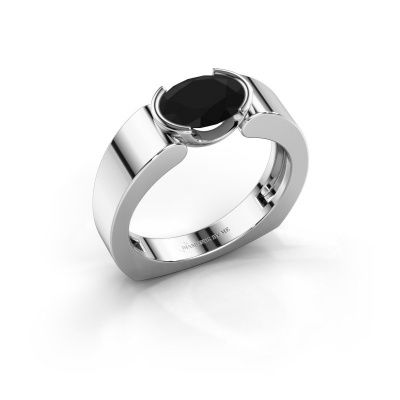 Ring Tonya 950 platina zwarte diamant 1.40 crt