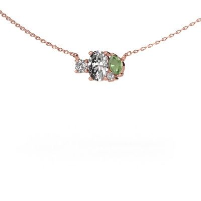 Pendant Frauke OVL 585 rose gold diamond 0.825 crt