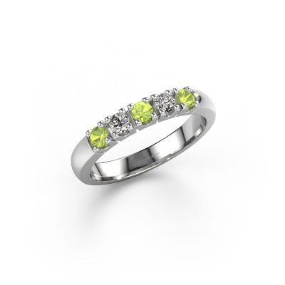 Ring Rianne 5 950 platinum peridot 2.7 mm