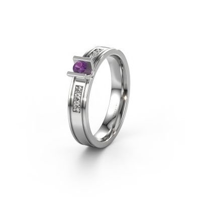 Ehering WH2108L14A 950 Platin Amethyst ±4x1.7 mm