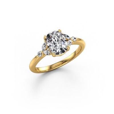 Engagement ring Megan CSH 585 gold diamond 1.65 crt