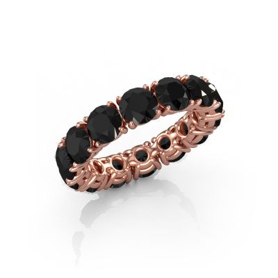 Ring Vivienne 5.0 585 rose gold black diamond 8.40 crt