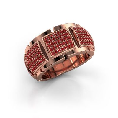 Ring Laura 585 rose gold ruby 1 mm