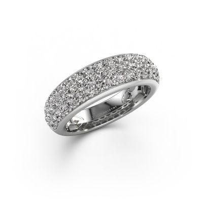 Ring Emely 8 950 platinum zirconia 1.9 mm