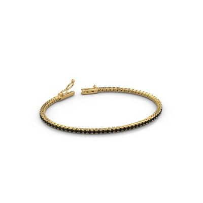Tennisarmband Shirley 1.8 585 Schwarz Diamant Gold 2.220 crt