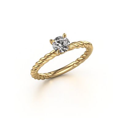 Engagement ring Twanna 585 gold diamond 0.50 crt