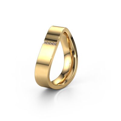 Ehering WH2046LP 585 Gold Braun Diamant ±5x2.2 mm