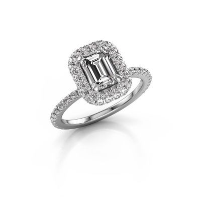 Engagement ring Talitha EME 585 white gold lab grown diamond 1.888 crt