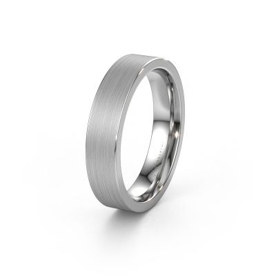 Wedding ring WH2013M 585 white gold ±0.20x0.08 in