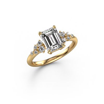 Verlovingsring Royce EME 585 goud lab-grown diamant 1.953 crt