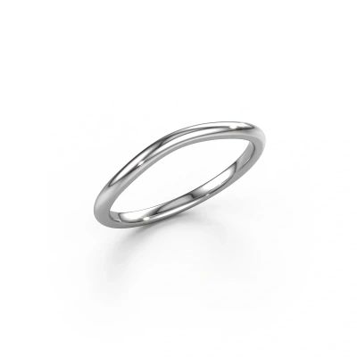 Stackable ring SR30A4 950 platinum