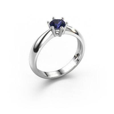 Engagement ring Fay 950 platinum sapphire 5 mm