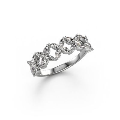 Ring Bree 585 witgoud diamant 0.50 crt
