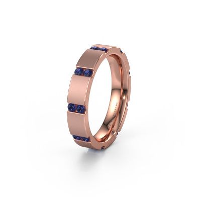Weddings ring WH2132L14BM 585 rose gold sapphire ±0.16x0.09in