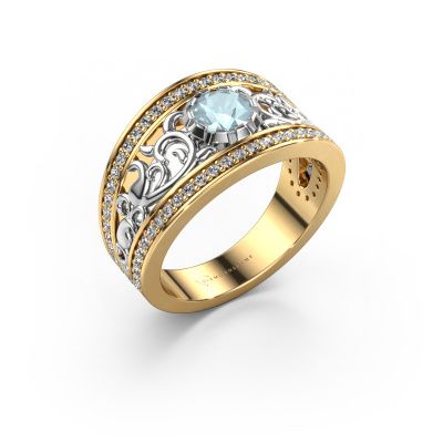 Ring Marilee 585 gold aquamarine 5 mm